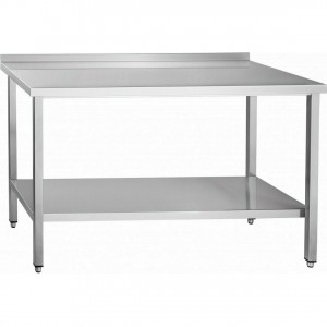 Стол пристенный ABAT (АБАТ) СПРП-7-7 столешница-нерж., каркас с полкой-нерж. 21000080986 Стол пристенный ABAT (АБАТ) СПРП-7-7 столешница-нерж., каркас с полкой-нерж. 21000080986